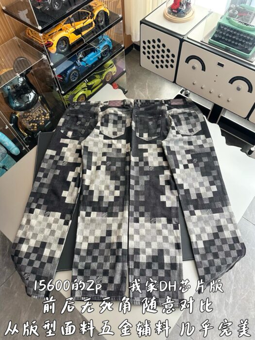 루이비통 다모플라주 스케이트 데님 팬츠 청바지 블랙 레플리카 미러급 SA급 S급 고퀄리티 하이엔드 최상급 의류 [남성여성공용] 3