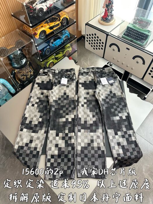 루이비통 다모플라주 스케이트 데님 팬츠 청바지 블랙 레플리카 미러급 SA급 S급 고퀄리티 하이엔드 최상급 의류 [남성여성공용] 4