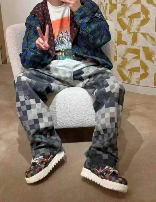 루이비통 다모플라주 스케이트 데님 팬츠 청바지 블랙 레플리카 미러급 SA급 S급 고퀄리티 하이엔드 최상급 의류 [남성여성공용]