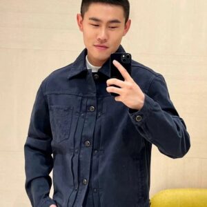 루이비통 가먼트 다이드 데님 타입 트러커 재킷 자켓 다크 네이비 1AHUY6 레플리카 미러급 SA급 S급 고퀄리티 하이엔드 최상급 의류 [남성여성공용]