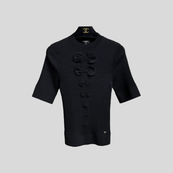 샤넬 보우 니트 반팔 레플리카 미러급 SA급 S급 고퀄리티 하이엔드 최상급 의류 [여성]