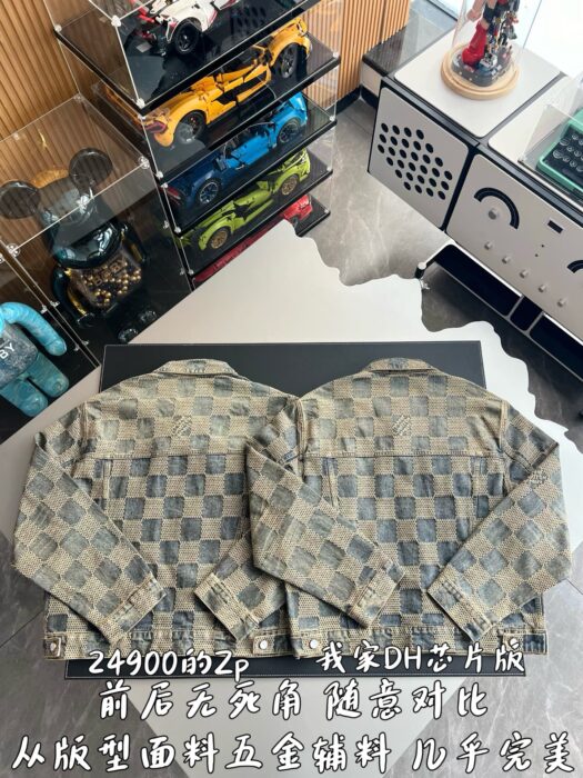 루이비통 빈티지 3D 다미에 데님 자켓 레플리카 미러급 SA급 S급 고퀄리티 하이엔드 최상급 의류 [남성여성공용] 4