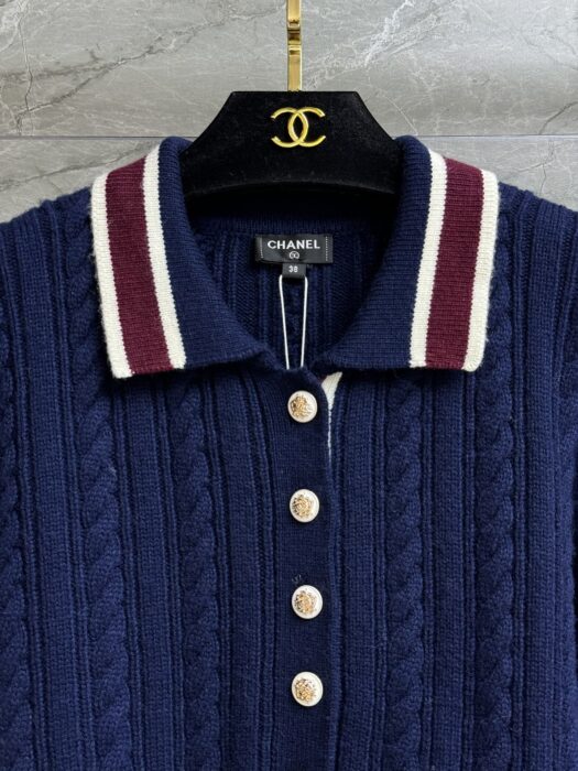샤넬 네이비 블루 스웨터 레플리카 미러급 SA급 S급 고퀄리티 하이엔드 최상급 의류 [여성] 4