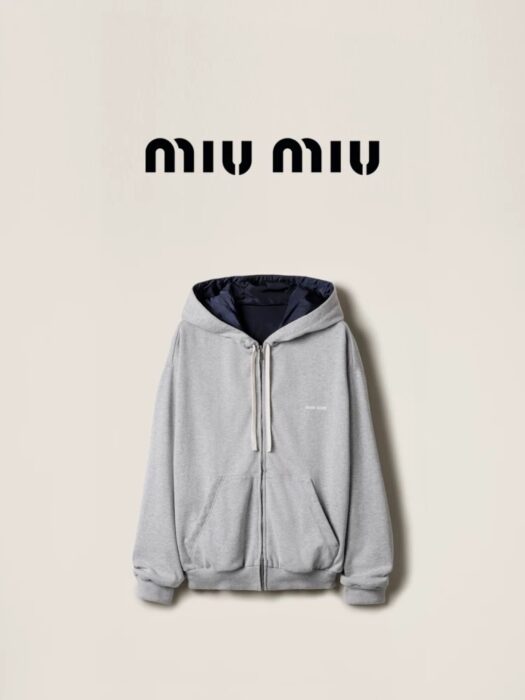 미우미우 저지 및 테크니컬 퐁제 블루종 자켓(2color) 레플리카 미러급 SA급 S급 고퀄리티 하이엔드 최상급 의류 [여성] 29