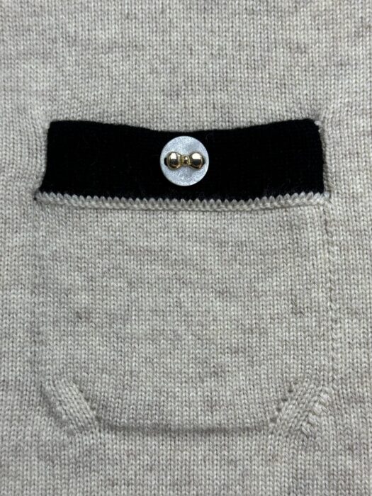 샤넬 콘트라스트 니트 스커트 레플리카 미러급 SA급 S급 고퀄리티 하이엔드 최상급 의류 [여성] 11