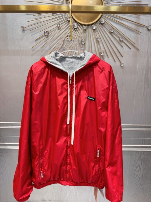 미우미우 저지 및 테크니컬 퐁제 블루종 자켓(2color) 레플리카 미러급 SA급 S급 고퀄리티 하이엔드 최상급 의류 [여성] 4