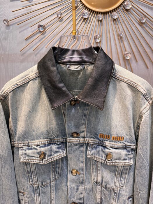 미우미우 데님 블루종 자켓, 팬츠 레플리카 미러급 SA급 S급 고퀄리티 하이엔드 최상급 의류 [여성] 5