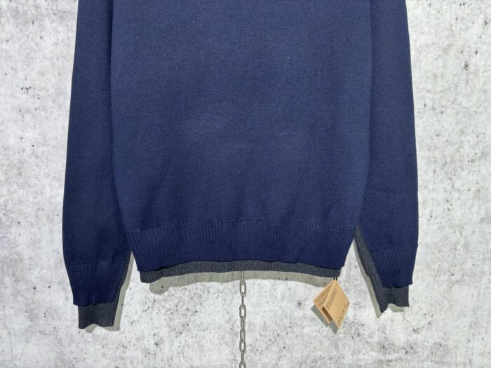 미우미우 모노그램 페이크 레이어링 가디건 네이비 레플리카 미러급 SA급 S급 고퀄리티 하이엔드 최상급 의류 [남성여성공용] 8