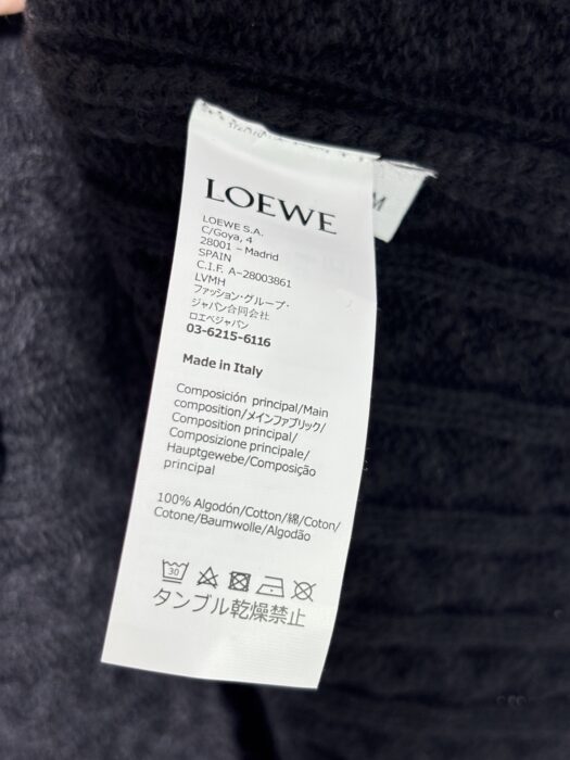로에베 점보 로고 양털 민소매 블랙 레플리카 미러급 SA급 S급 고퀄리티 하이엔드 최상급 의류 [남성여성공용] 13