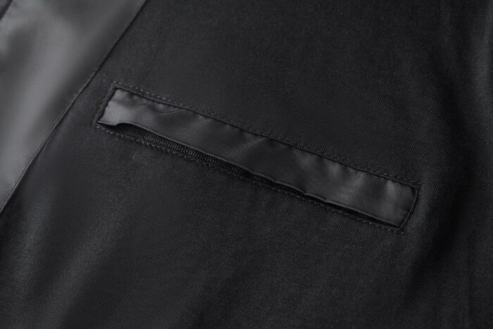 프라다 세모 로고 지퍼 카라 자켓 블랙 레플리카 미러급 SA급 S급 고퀄리티 하이엔드 최상급 의류 [남성여성공용] 7