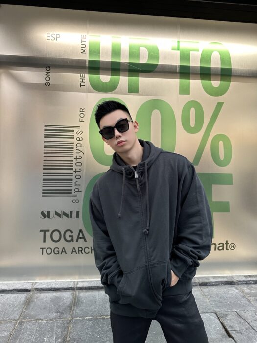 메종마르지엘라 뒷면 자수 후드집업 블랙 레플리카 미러급 SA급 S급 고퀄리티 하이엔드 최상급 의류 [남성여성공용]