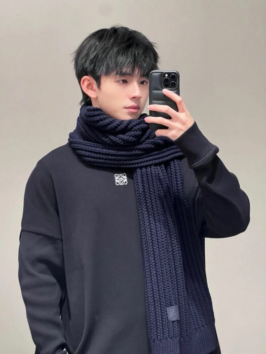 로에베 로고 자수 긴팔티 블랙 레플리카 미러급 SA급 S급 고퀄리티 하이엔드 최상급 의류 [남성여성공용]