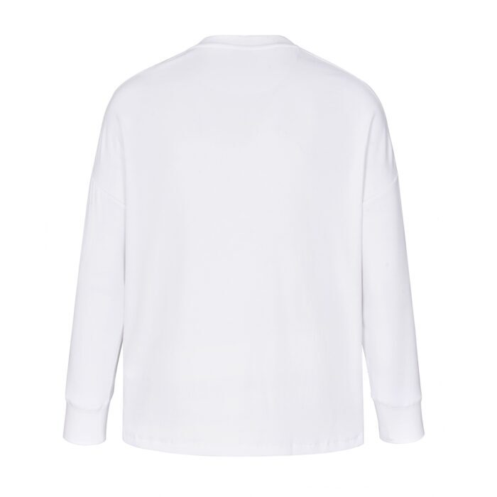 로에베 로고 자수 긴팔티 화이트 레플리카 미러급 SA급 S급 고퀄리티 하이엔드 최상급 의류 [남성여성공용] 4