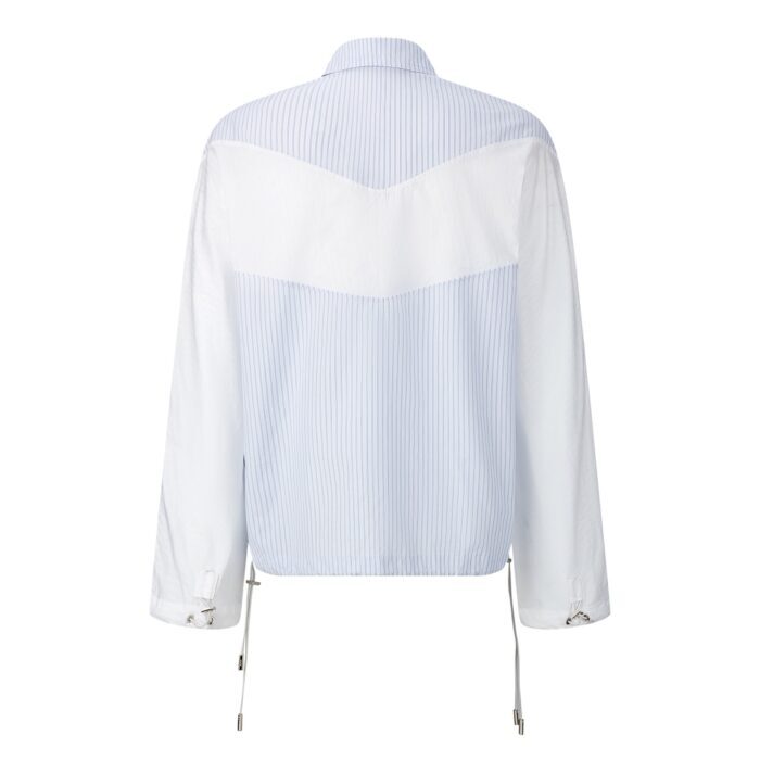 디올 블루 스트라이프 이음 얇은 자켓 레플리카 미러급 SA급 S급 고퀄리티 하이엔드 최상급 의류 [남성여성공용] 4