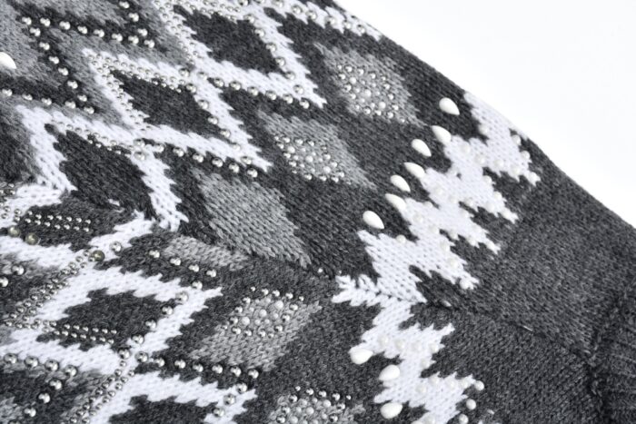 루이비통 스키 자카드 라운드넥 니트 그레이 레플리카 미러급 SA급 S급 고퀄리티 하이엔드 최상급 의류 [남성여성공용] 8