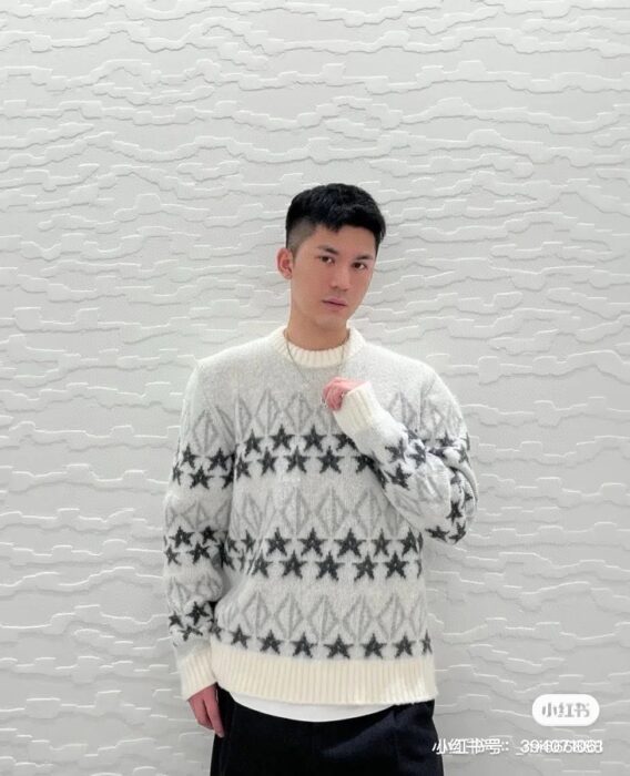 디올 다이아몬드 CD 별 자카드 니트 레플리카 미러급 SA급 S급 고퀄리티 하이엔드 최상급 의류 [남성여성공용]