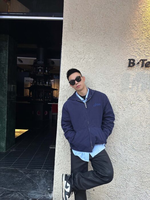 디올 AND LEWIS HAMILTON 자수 후드 자켓 블루 레플리카 미러급 SA급 S급 고퀄리티 하이엔드 최상급 의류 [남성여성공용]