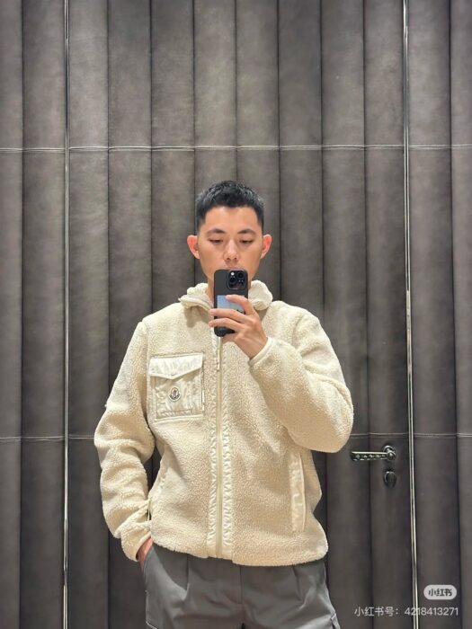 몽클레르 포켓 장식의 테디 집업 스웨트셔츠 레플리카 미러급 SA급 S급 고퀄리티 하이엔드 최상급 의류 [여성] 6