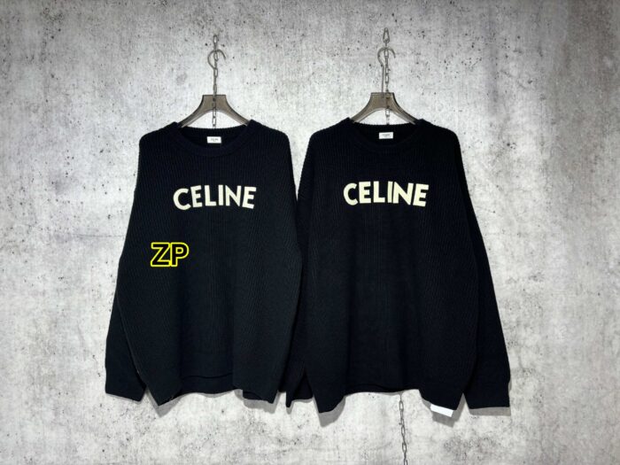 셀린느 흰색 모노그램 니트 블랙 레플리카 미러급 SA급 S급 고퀄리티 하이엔드 최상급 의류 [남성여성공용] 4