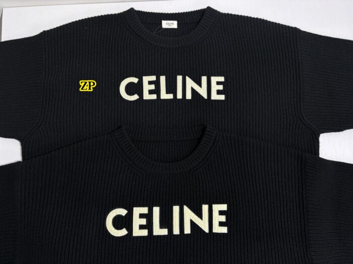 셀린느 흰색 모노그램 니트 블랙 레플리카 미러급 SA급 S급 고퀄리티 하이엔드 최상급 의류 [남성여성공용] 11