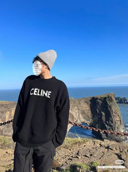셀린느 흰색 모노그램 니트 블랙 레플리카 미러급 SA급 S급 고퀄리티 하이엔드 최상급 의류 [남성여성공용]
