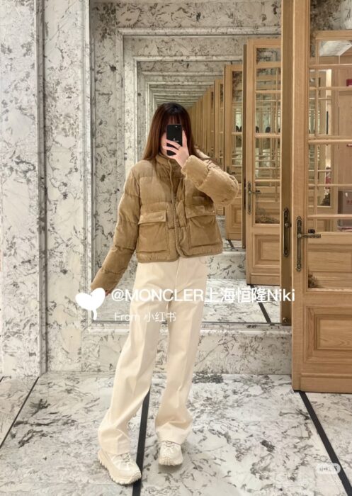 몽클레어 Essarts 브레이드 트리밍 코듀로이 쇼트 다운 자켓 레플리카 미러급 SA급 S급 고퀄리티 하이엔드 최상급 의류 [여성] 10