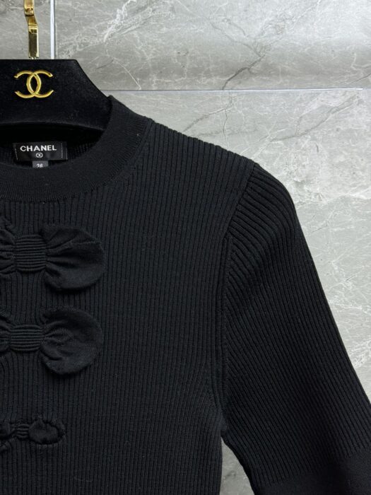 샤넬 보우 니트 반팔 레플리카 미러급 SA급 S급 고퀄리티 하이엔드 최상급 의류 [여성] 4