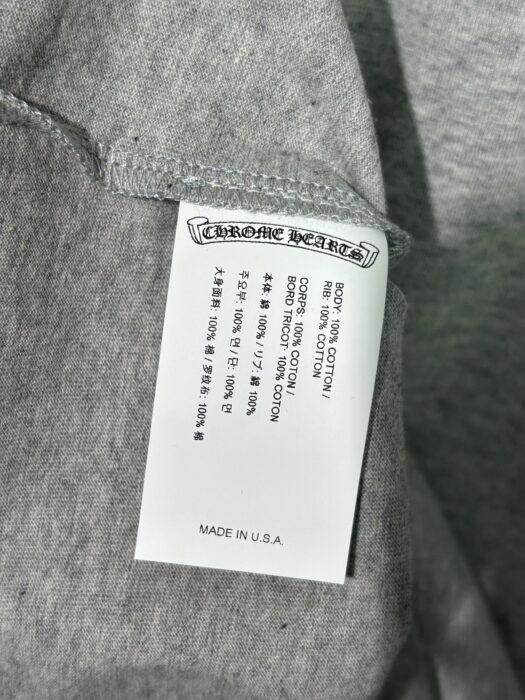 크롬하츠 검정 십자가 긴팔티 그레이 레플리카 미러급 SA급 S급 고퀄리티 하이엔드 최상급 의류 [남성여성공용] 15