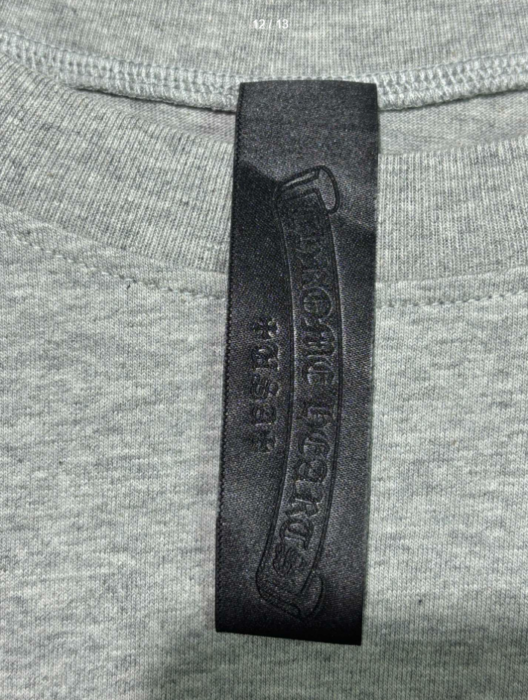 크롬하츠 검정 십자가 긴팔티 그레이 레플리카 미러급 SA급 S급 고퀄리티 하이엔드 최상급 의류 [남성여성공용] 14