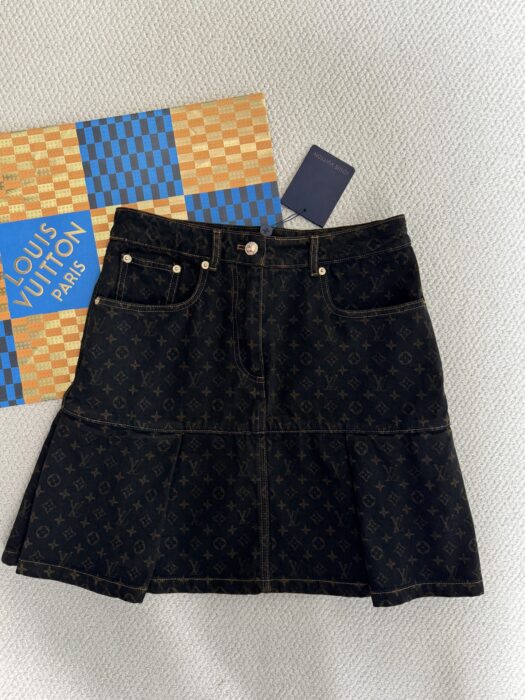 루이비통 모노그램 데님 플리츠 스커트 레플리카 미러급 SA급 S급 고퀄리티 하이엔드 최상급 의류 [여성] 11