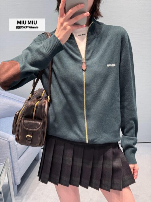 미우미우 그린 가디건 레플리카 미러급 SA급 S급 고퀄리티 하이엔드 최상급 의류 [여성] 6
