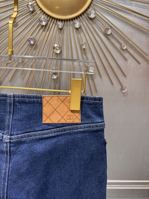 샤넬 블루 워싱 데님 팬츠 레플리카 미러급 SA급 S급 고퀄리티 하이엔드 최상급 의류 [여성] 7