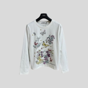 디올 버터플라이 프린트 긴팔 티셔츠 레플리카 미러급 SA급 S급 고퀄리티 하이엔드 최상급 의류 [여성]