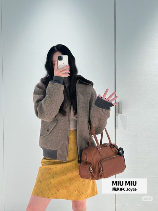 미우미우 셰틀랜드 울 블루종 자켓 레플리카 미러급 SA급 S급 고퀄리티 하이엔드 최상급 의류 [여성] 15