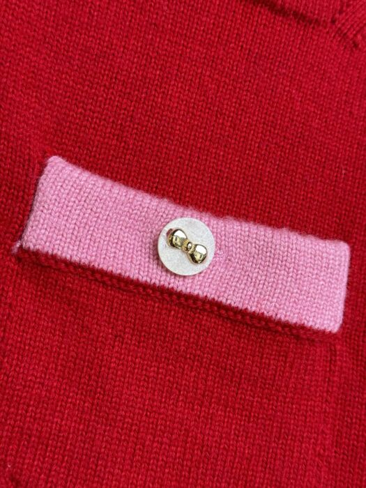 샤넬 콘트라스트 니트 스커트 레플리카 미러급 SA급 S급 고퀄리티 하이엔드 최상급 의류 [여성] 5