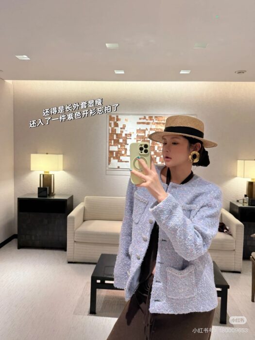 샤넬 퍼플 포포켓 자켓 레플리카 미러급 SA급 S급 고퀄리티 하이엔드 최상급 의류 [여성] 5