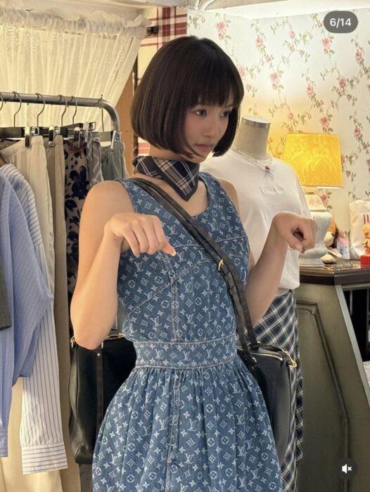 루이비통 모노그램 데님 드레스 레플리카 미러급 SA급 S급 고퀄리티 하이엔드 최상급 의류 [여성] 2