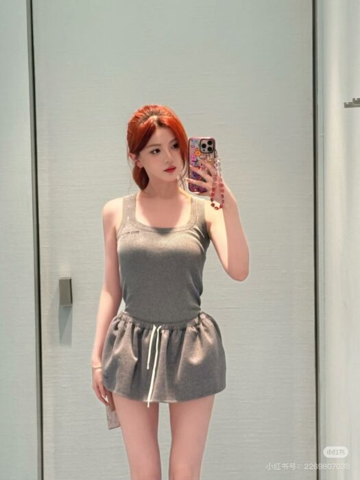 미우미우 더블 캐시미어 블루종 세트 레플리카 미러급 SA급 S급 고퀄리티 하이엔드 최상급 의류 [여성] 16