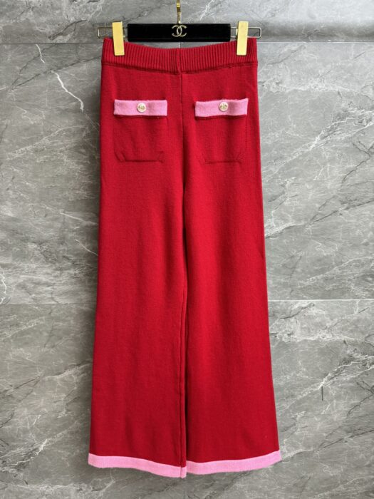 샤넬 콘트라스트 니트 팬츠 레플리카 미러급 SA급 S급 고퀄리티 하이엔드 최상급 의류 [여성] 4