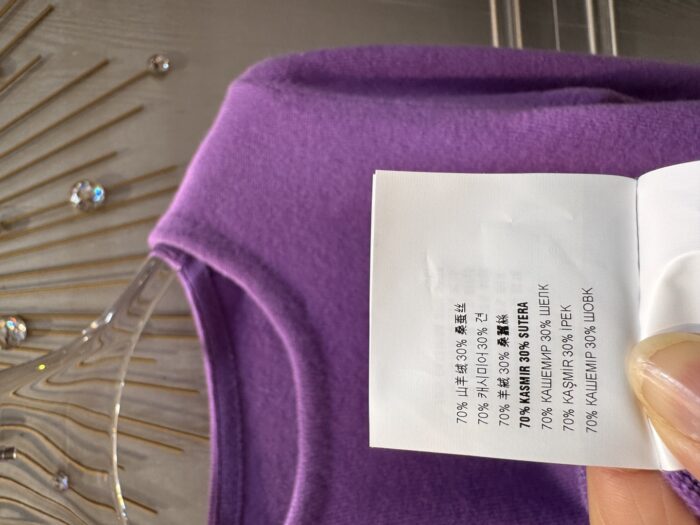 미우미우 캐시미어 실크 크루넥 스웨터 레플리카 미러급 SA급 S급 고퀄리티 하이엔드 최상급 의류 [여성] 6