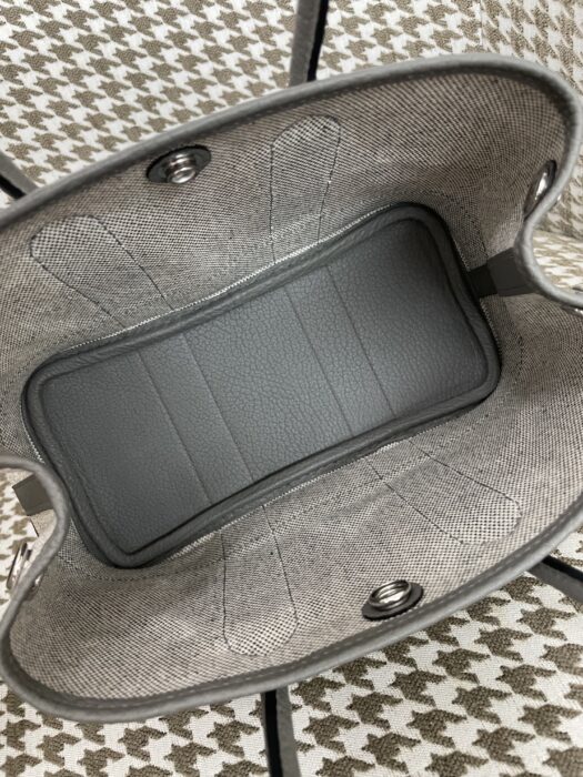 에르메스 가든파티 미니 캔버스 은장 배색 그레이 레플리카 미러급 SA급 S급 고퀄리티 최상급 하이엔드 가방 [여성] 3