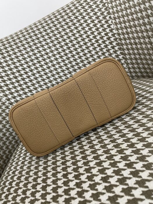 에르메스 가든파티 미니 캔버스 은장 배색 라이트 브라운 레플리카 미러급 SA급 S급 고퀄리티 최상급 하이엔드 가방 [여성] 6