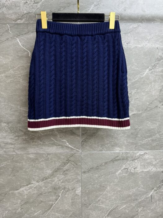 샤넬 네이비 블루 스커트 레플리카 미러급 SA급 S급 고퀄리티 하이엔드 최상급 의류 [여성] 7