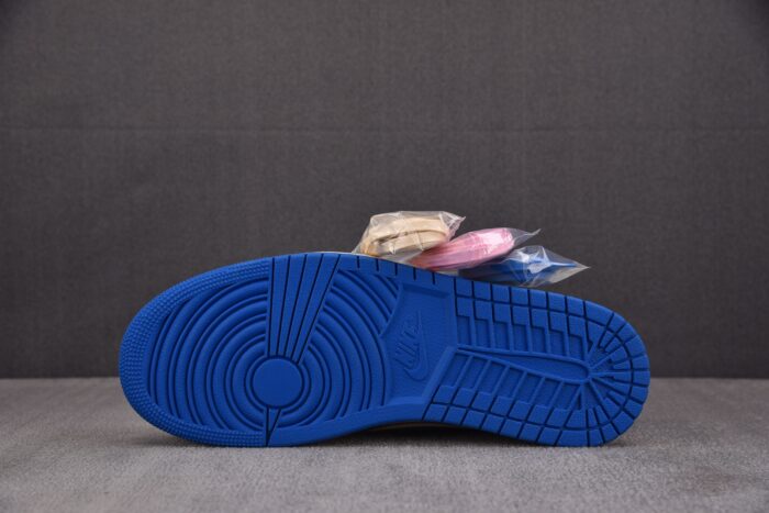 조던 1 x 트래비스 스캇 x 프라그먼트 레트로 로우 OG SP 세일 밀리터리 블루 DM7866-104 레플리카 미러급 SA급 S급 고퀄리티 최상급 하이엔드 신발 [남성여성공용] 4