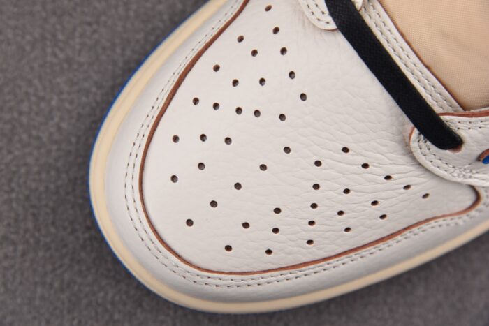 조던 1 x 트래비스 스캇 x 프라그먼트 레트로 로우 OG SP 세일 밀리터리 블루 DM7866-104 레플리카 미러급 SA급 S급 고퀄리티 최상급 하이엔드 신발 [남성여성공용] 7