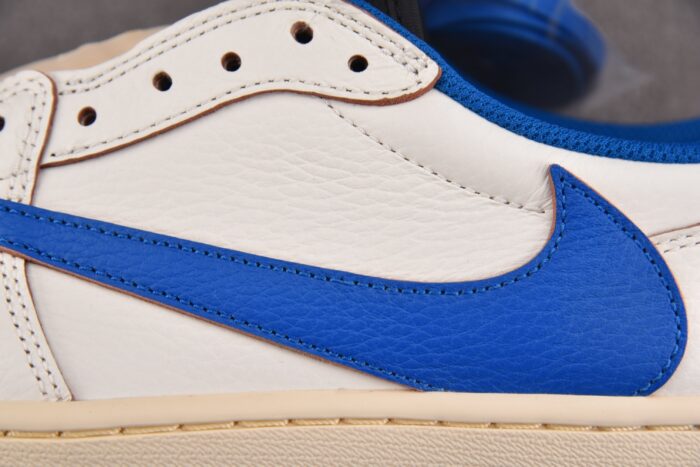 조던 1 x 트래비스 스캇 x 프라그먼트 레트로 로우 OG SP 세일 밀리터리 블루 DM7866-104 레플리카 미러급 SA급 S급 고퀄리티 최상급 하이엔드 신발 [남성여성공용] 11