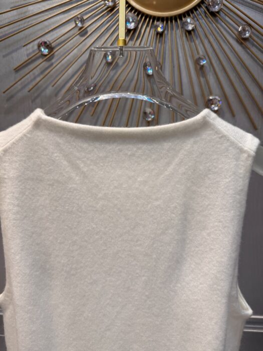 미우미우 캐시미어와 실크 크루넥 니트 탑(2color) 레플리카 미러급 SA급 S급 고퀄리티 하이엔드 최상급 의류 [여성] 8