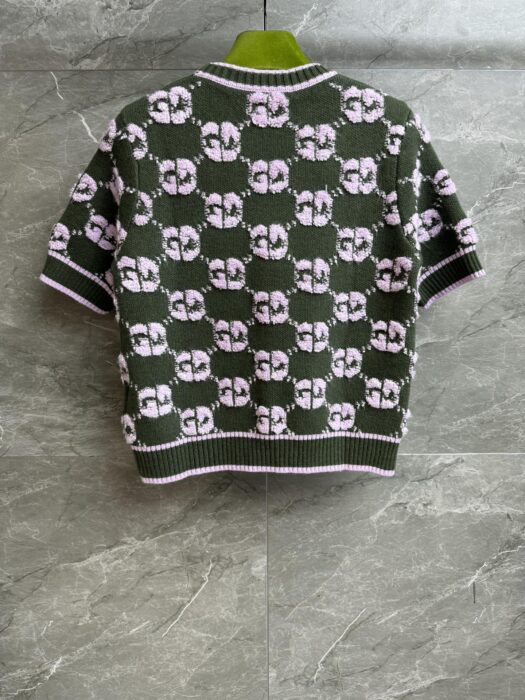 구찌 벨뱃 자카드 반팔 니트 레플리카 미러급 SA급 S급 고퀄리티 하이엔드 최상급 의류 [여성] 10