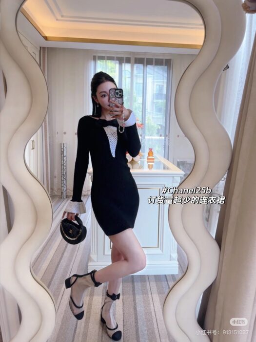 샤넬 리본 니트 원피스 레플리카 미러급 SA급 S급 고퀄리티 하이엔드 최상급 의류 [여성] 3