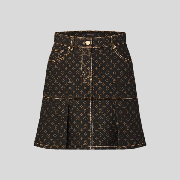 루이비통 모노그램 데님 플리츠 스커트 레플리카 미러급 SA급 S급 고퀄리티 하이엔드 최상급 의류 [여성]